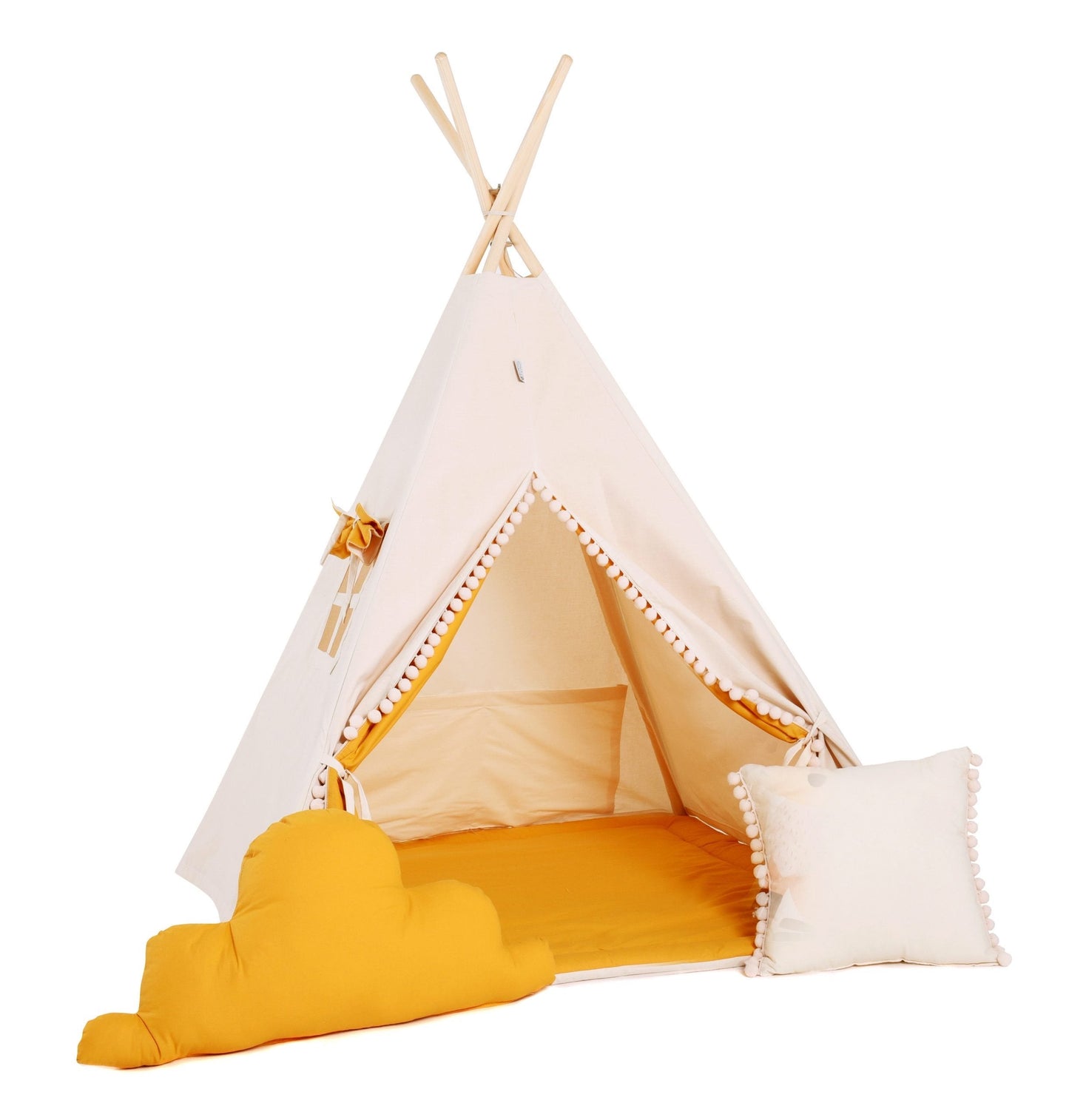 Child's Teepee Set Creamy Honey