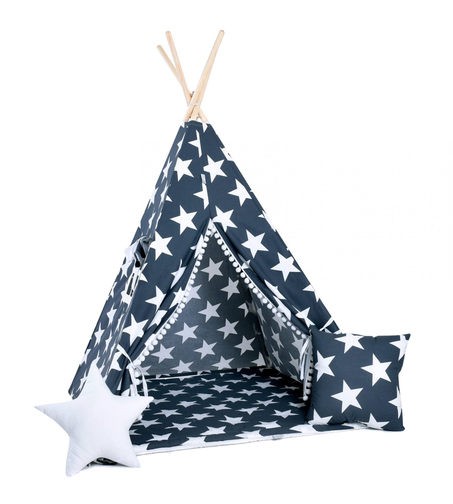 Child's Teepee Set Graphite Kingdom