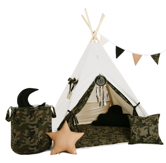 Child's Teepee Set Little Soldier