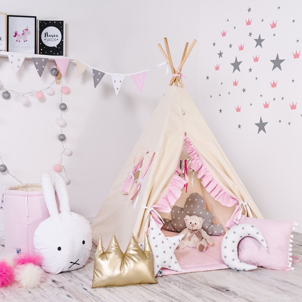 Child's Teepee Set Sweet Paradise