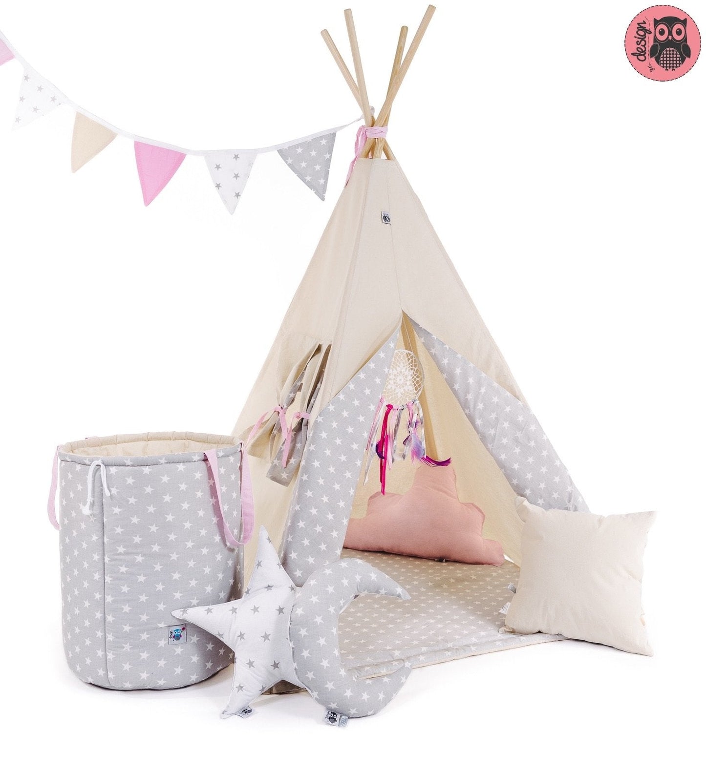 Child's Teepee Set Vanilla Land