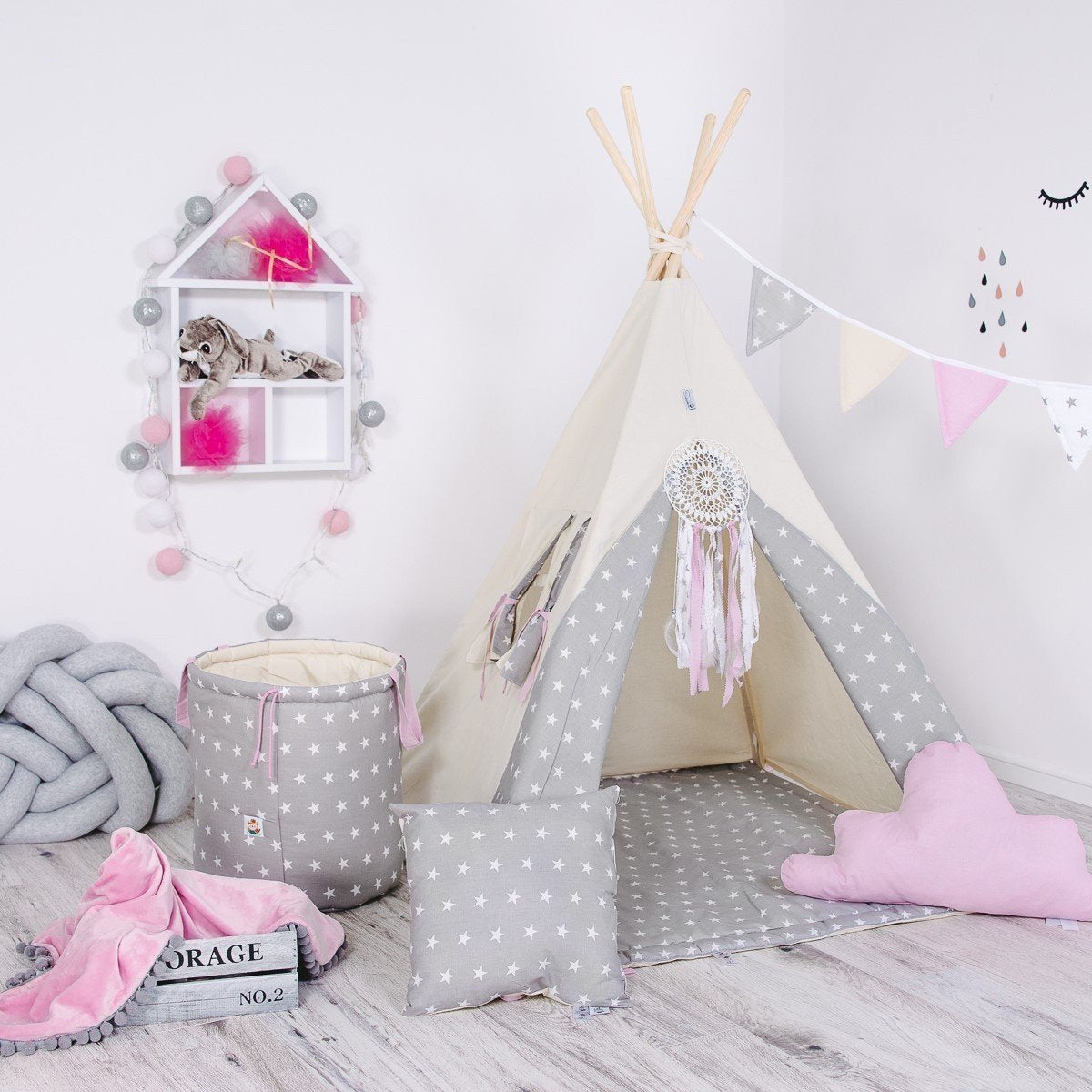 Child's Teepee Set Vanilla Land