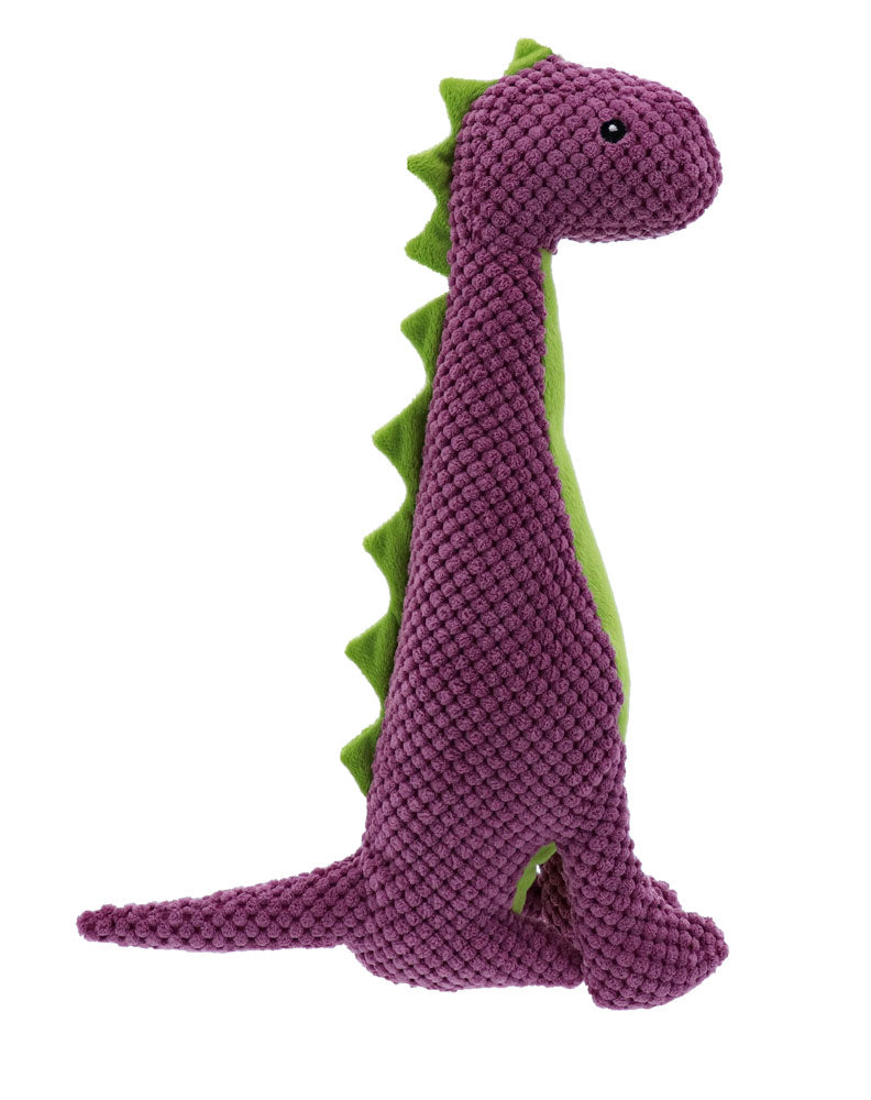 Play365 GY3720 08 79 Jurassic Cord Crew Massospondylus Dog Toy, Pu